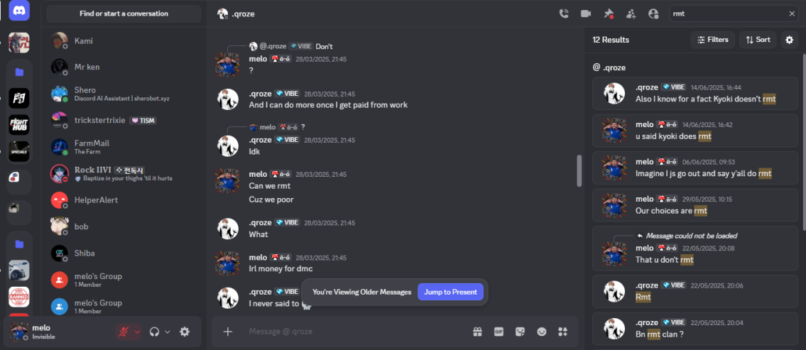 rmt search results